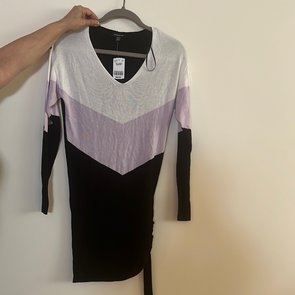 knitted long sweater